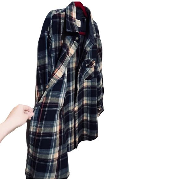 Vintage Sears Button Down Shirt Men’s 2XL Tall Plaid Flannel Western Streetwear - Picture 7 of 10